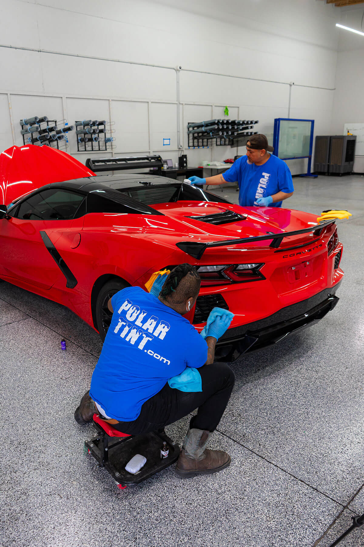 Tesla finished with 3M ceramic coating at Polar Tint Summerlin