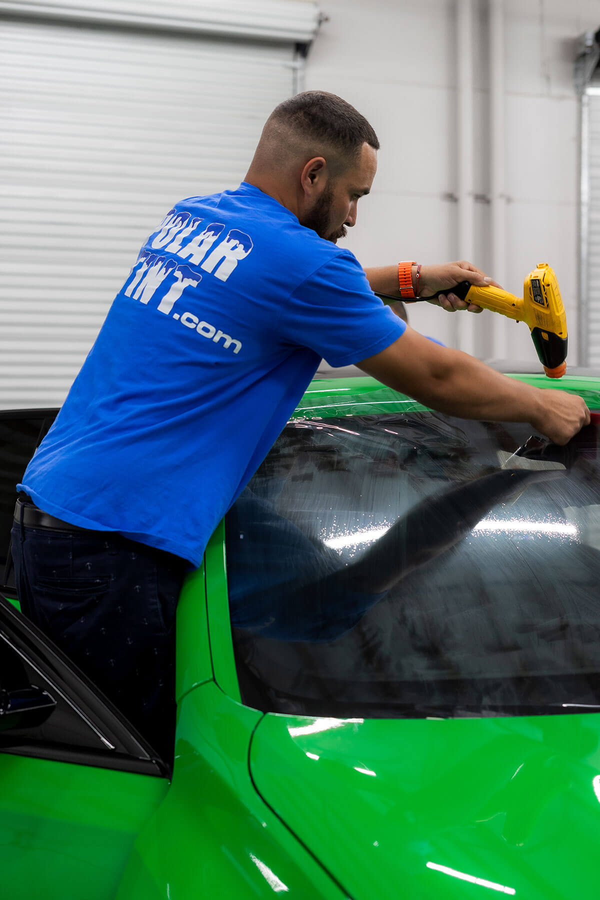 Polar Tint Ceramic Plus 80% IR Nano Ceramic tint installed on a Summerlin commuter sedan